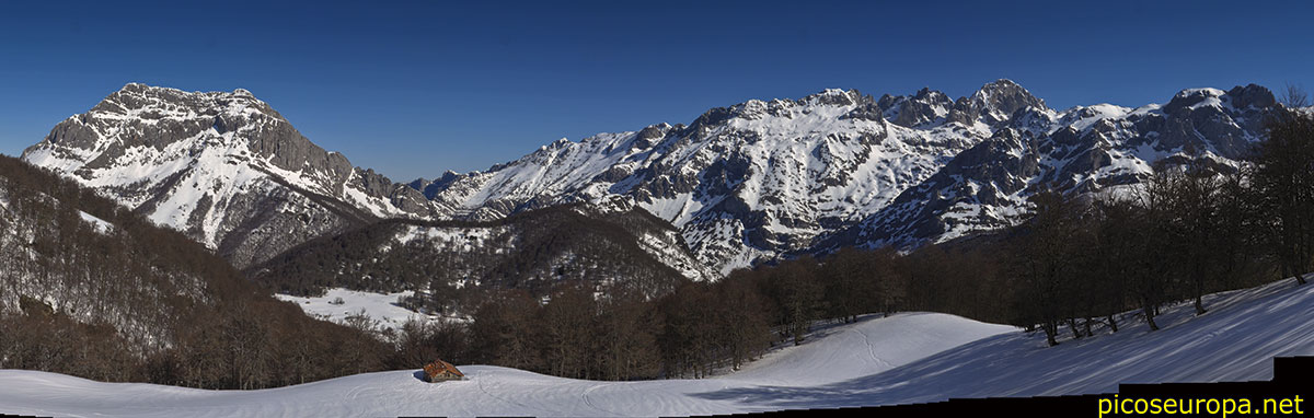 Peña Beza y el Macizo Occidental de Picos de Europa (Cornión), Sajambre, Picos de Europa, León