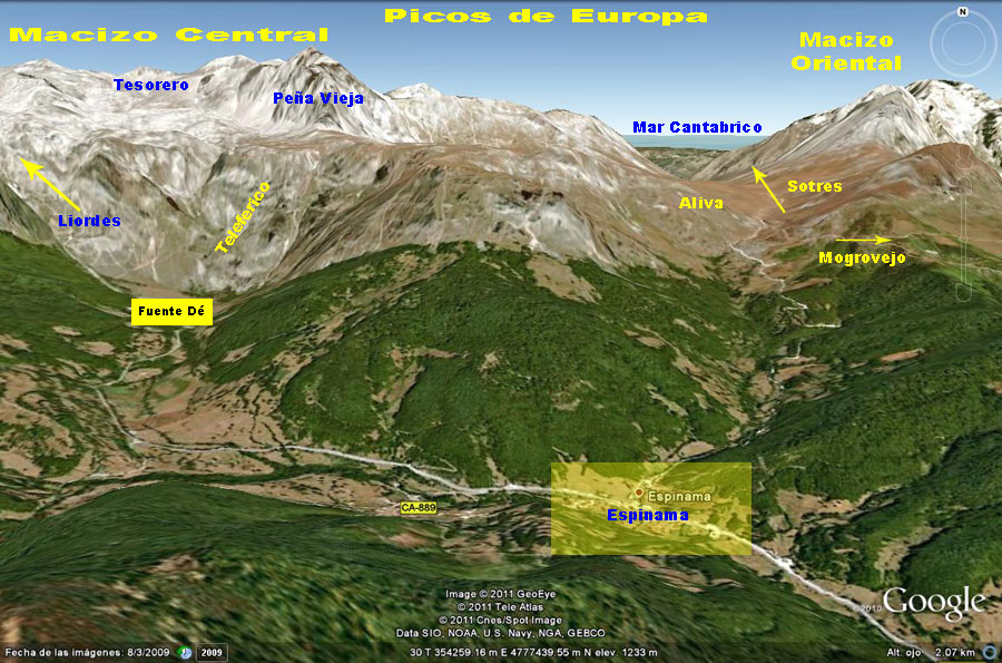Plano de Espinama, Valle de Liebana, Picos de Europa, Parque Nacional