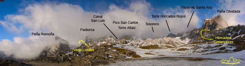 El cable, estación superior del Teleférico de Fuente Dé, Macizo Central de Picos de Europa, Valle de Liébana, Cantabria, España