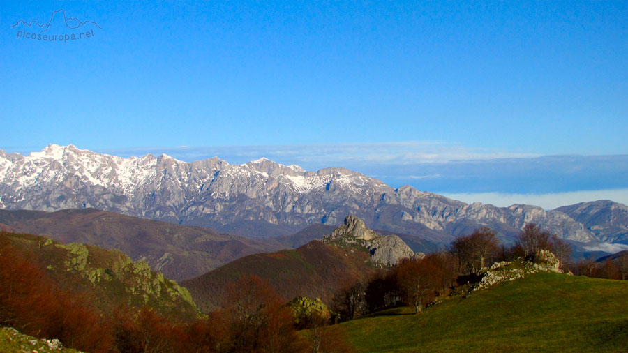 Foto: Picos de Europa desde el Collado de Sierra Lamoa, Cucayo, La Liebana, Cantabria