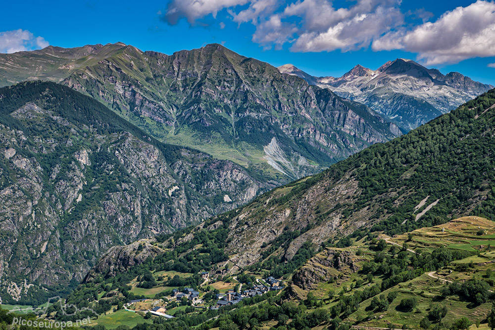 El Valle de Barruera a Bohi, Pirineos, Catalunya