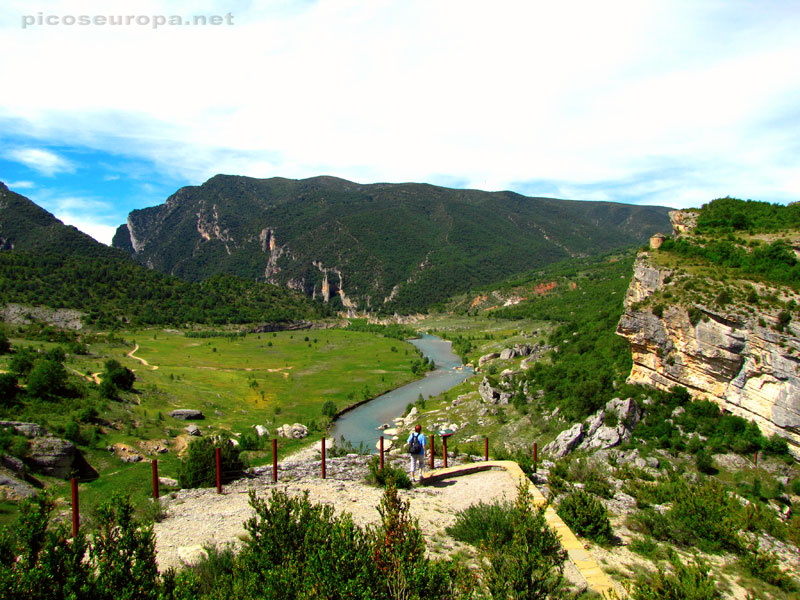 Mirador del Congost de Mont-Rebei, Serra del Montsec, Pre Pirineos entre Aragon y Catalunya