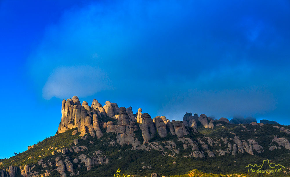 Foto: Agulles de Montserrat desde El Bruc, Barcelona, Catalunya