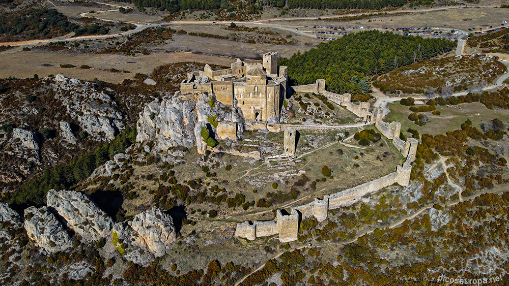 Castillo de Loarre, Huesca, Pre Pirineos, Aragón, España