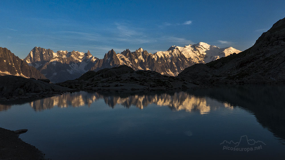 Lac Blanc, Reserva Natural de las Aiguilles Rouges, Chamonix, Alpes, Francia, France