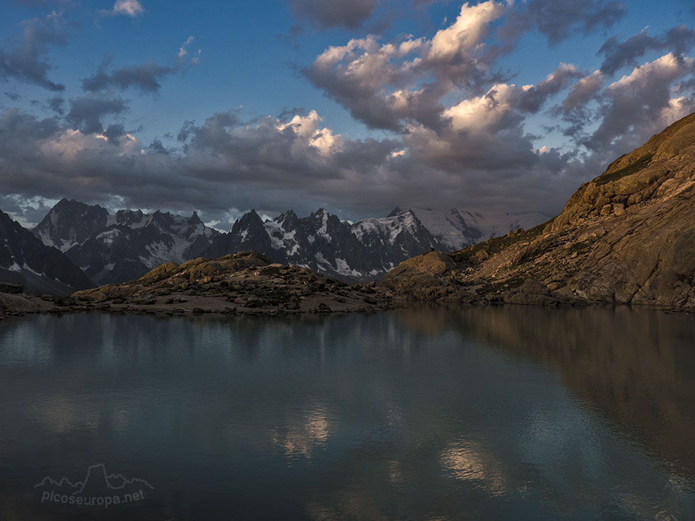 Lac Blanc, Reserva Natural de las Aiguilles Rouges, Chamonix, Alpes, Francia, France