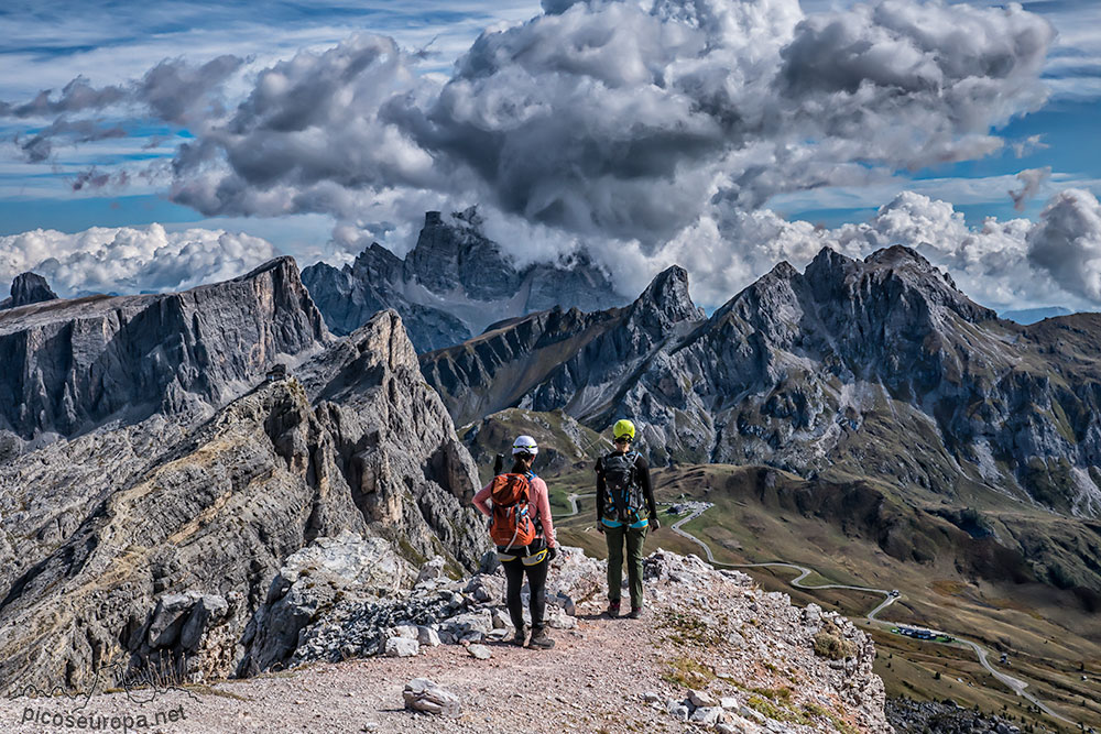 Desde la cumbre del Averau, Dolomitas