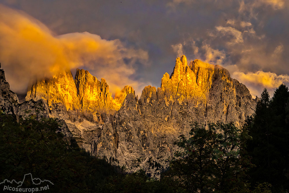 San Martino di Castrozza y Paso Rolle, Trentino, Dolomitas, Italia