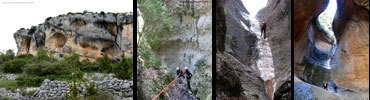 Barranco de Chimiachas, Sierra de Guara, Pre Pirineos de Huesca, Aragón, España