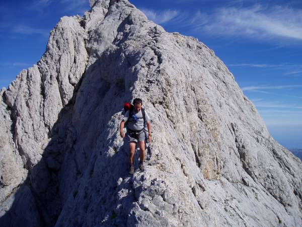 Foto: Arista cimera del Pico de Cabrones