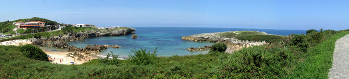 La costa de Picos de Europa, el mar Cantbrico