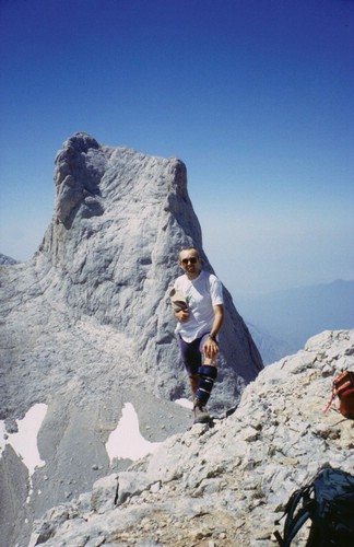 Cara Sur del Pico de Urriellu (Naranjo de Bulnes) desde las proximidades de Collada Bonita