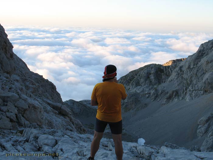 Mar de nubes desde el Collado de la Celada