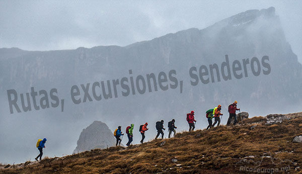 Rutas por y desde el Valle de Valdeón, Picos de Europa, León, España