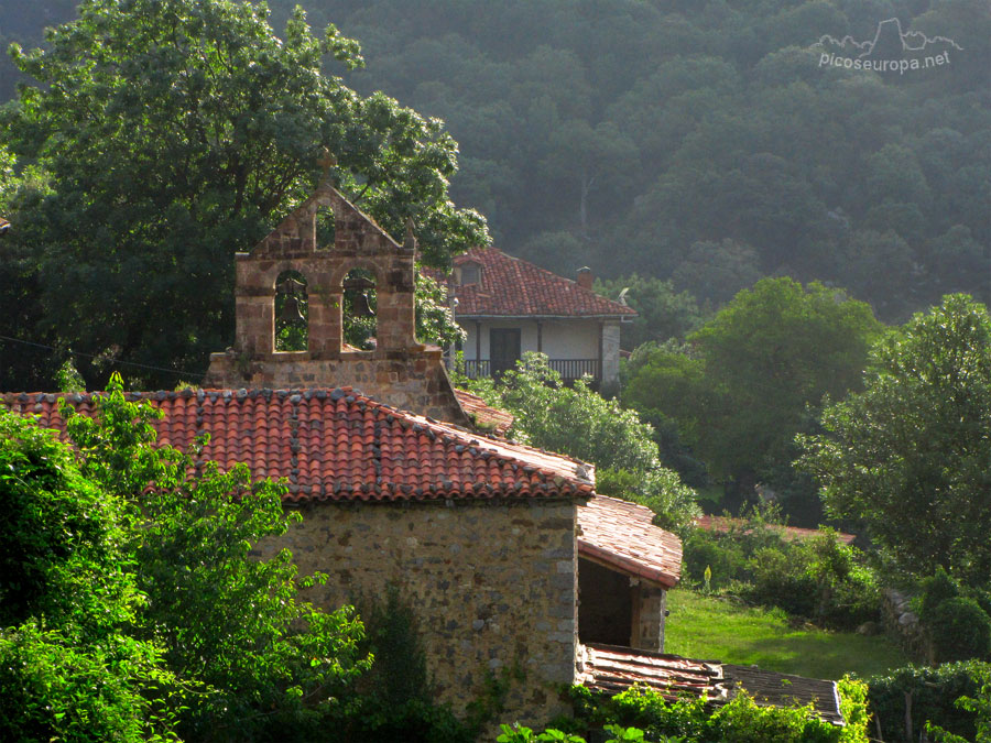 El pueblo de Cabañes, La Liebana, Cantabria