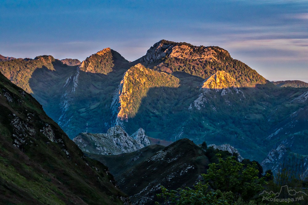 Cordillera Cantábrica desde el Mirador de Amieva