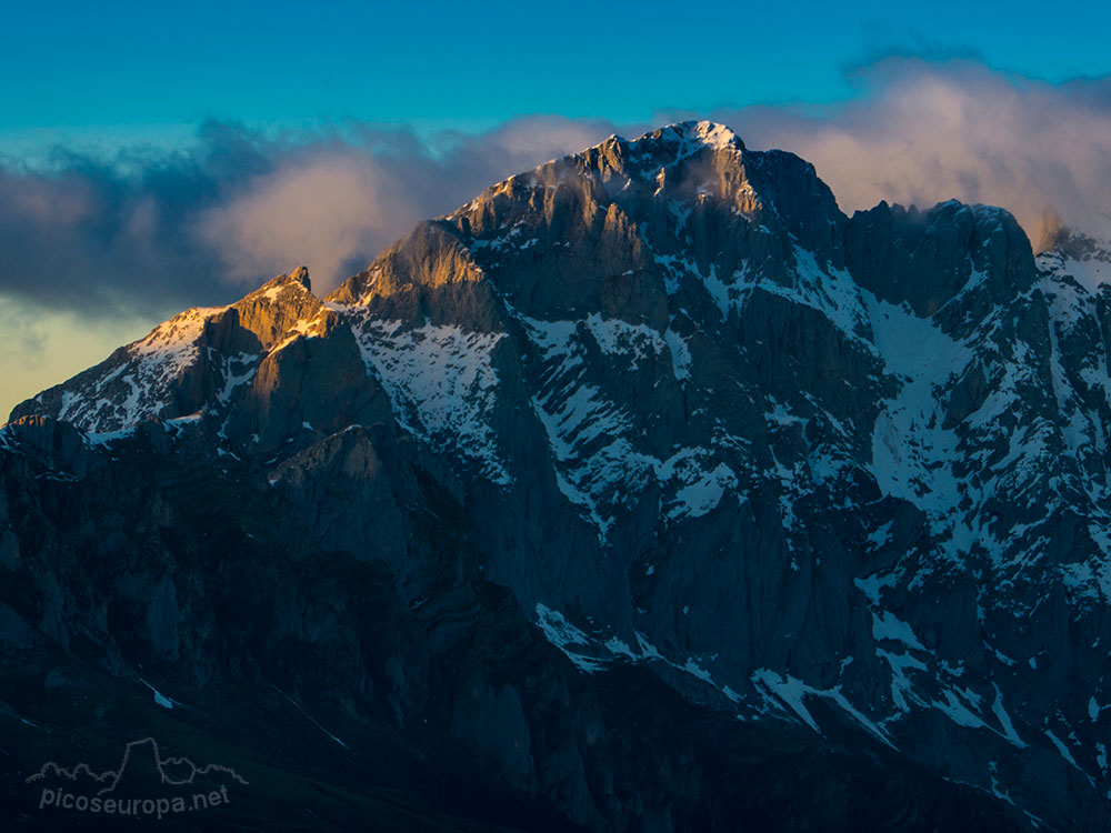 Pico Pozan y Prao Cortes desde el Mirador Collado de Llesba