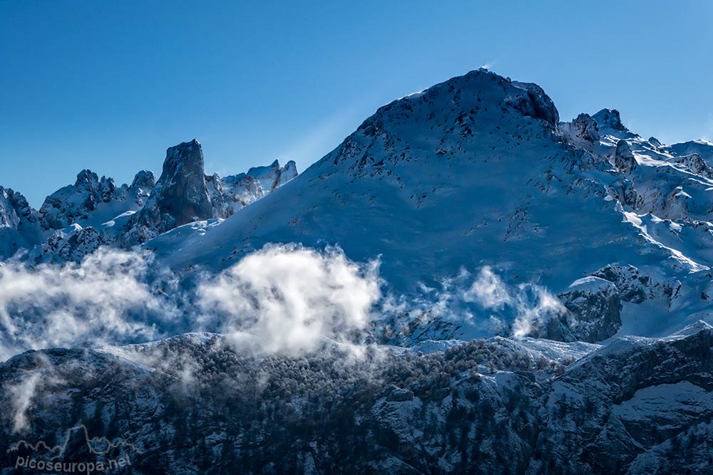 El Pico Albo desde la Majada de Ondón, Picos de Europa