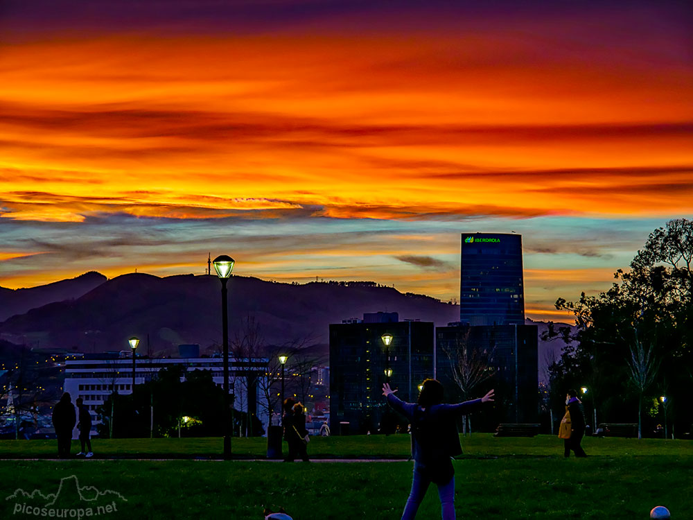 Foto: Puestas de sol desde Bilbao, Pais Vasco