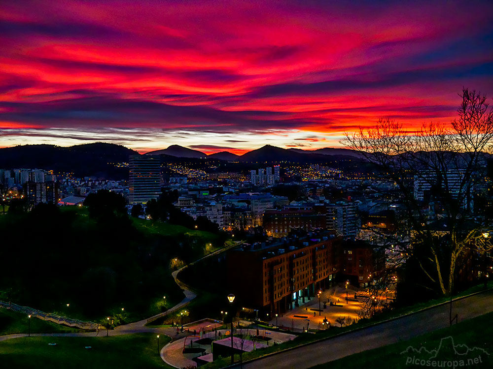 Foto: Puestas de sol desde Bilbao, Pais Vasco