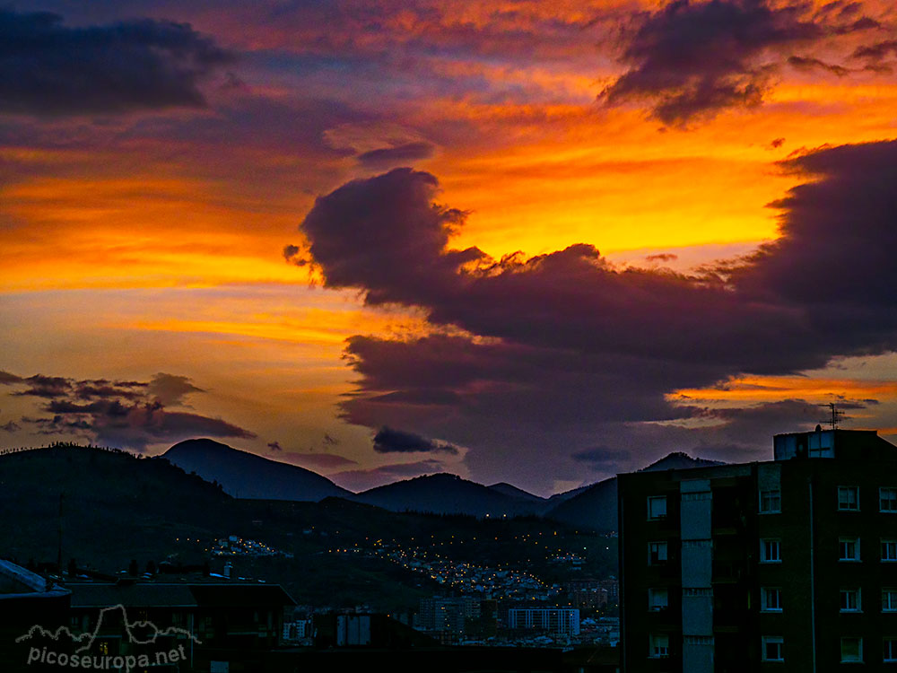 Foto: Puestas de sol desde Bilbao, Pais Vasco