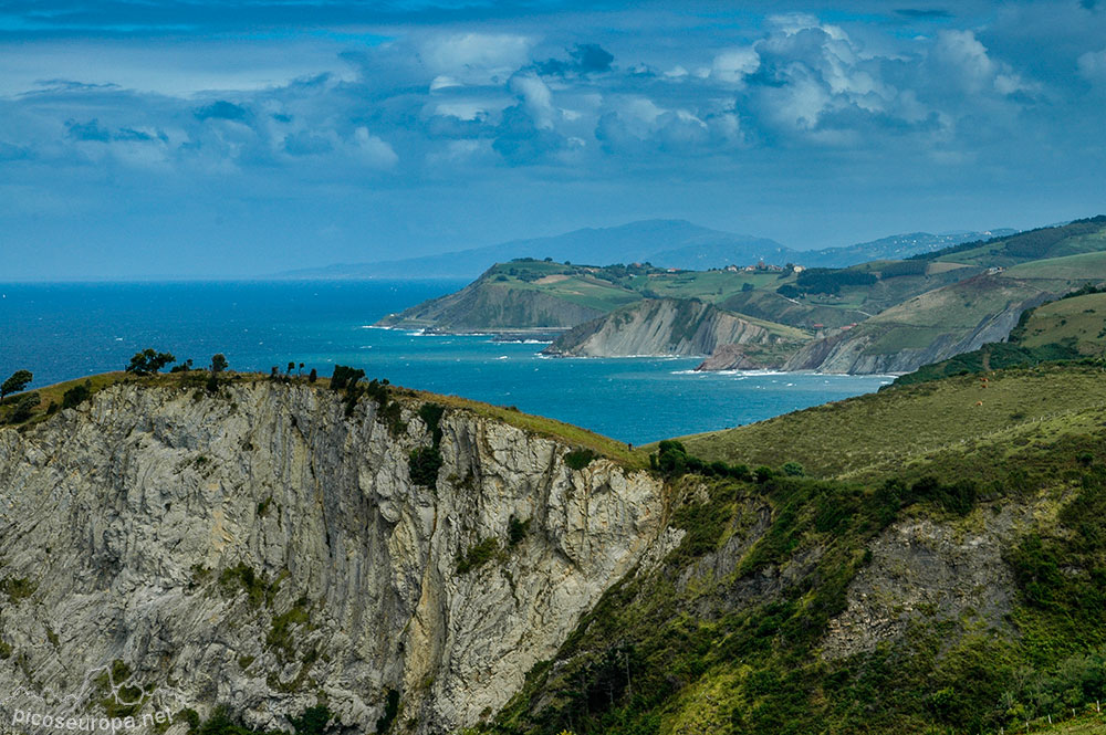 Costa Itziar, playa de Sakoneta, Flish del Mar Cantábrico, Pais Vasco