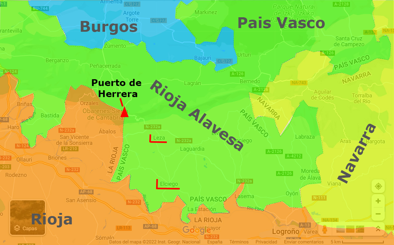 Mapa Rioja Alavesa
