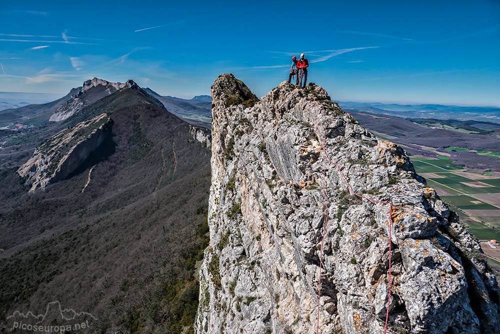 Arista de Peña Alta, Sierra de Toloño