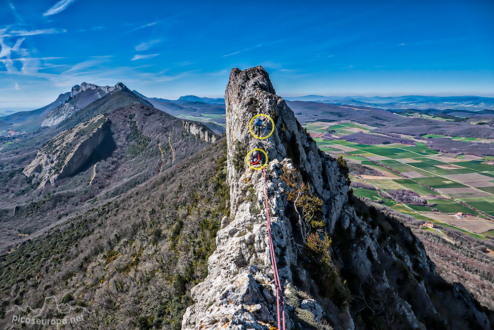 Arista de Peña Alta, Sierra de Toloño