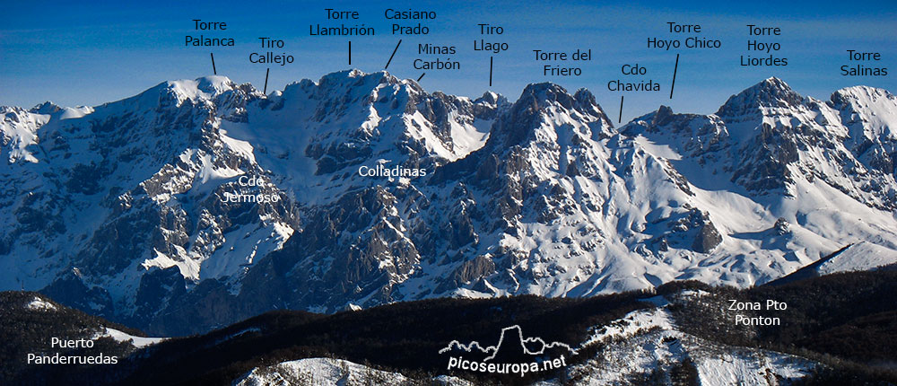 Foto: Cumbres del Macizo Central desde la subida al Pico Pozua, Picos de Europa