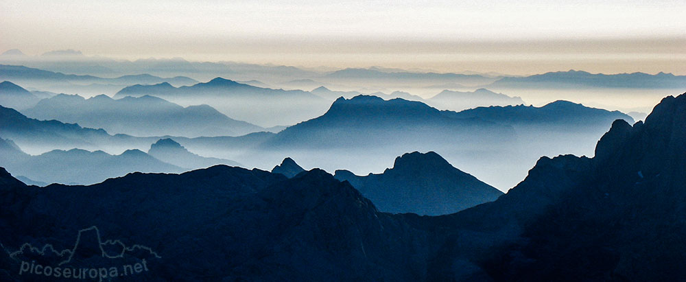 Vista desde el Torre Cerredo, Parque Nacional de Picos de Europa
