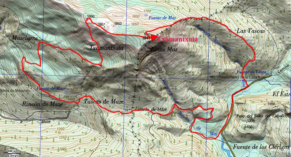 Txamantxoia, Parque Natural de los Valles Occidentales, Pirineos de Huesca, Aragón