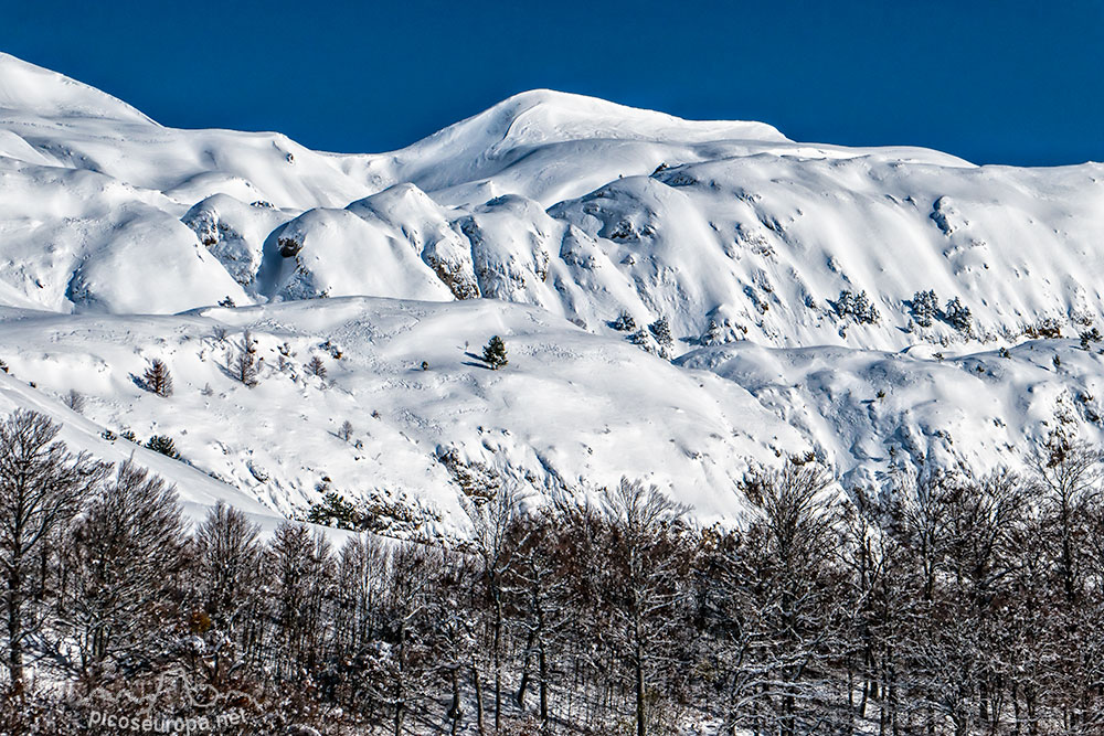 La zona del Paquiza de Linzola desde el Refugio de Linza, Parque Natural de los Vallles Occidentales, Pirineos de Huesca, Aragón, España.