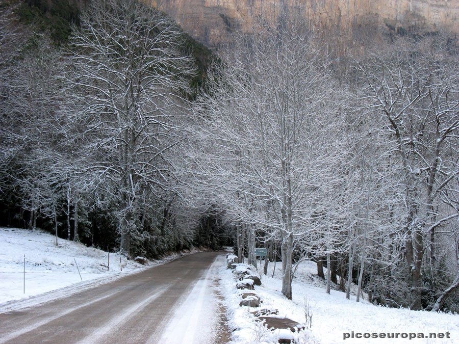 Foto: Invierno en la Pradera de Ordesa, Pirineos de Huesca, Aragon, Parque Nacional de Ordesa y Monte Perdido