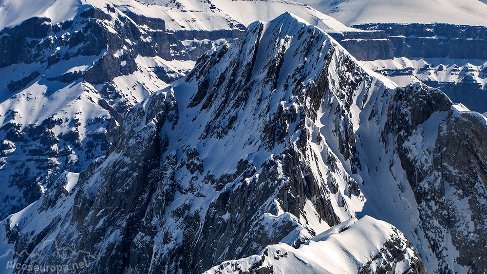 Foto: Pico Otal o Peña Arañonera desde el Pico Tendeñera, Sierra de Tendeñera, Pirineos de Huesca