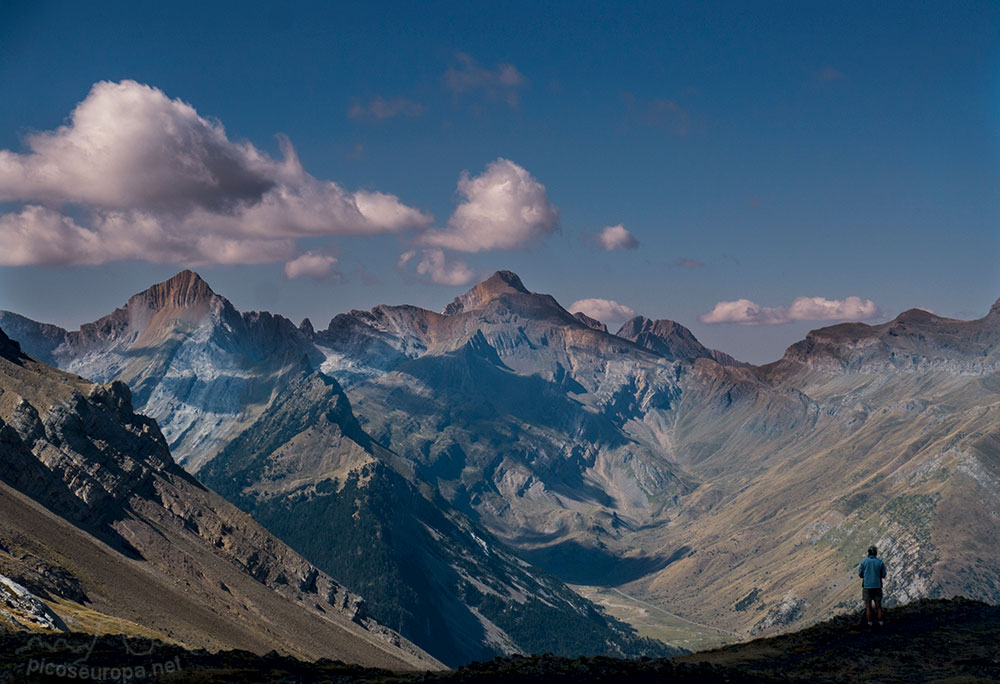 Foto: Pico Otal o Peña Arañonera y Pico Tendeñera desde el Puerto de Bujaruelo, Pirineos de Huesca