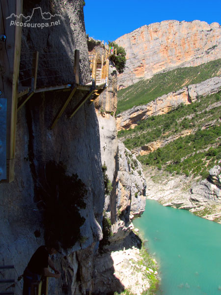 Segundo tramo de pasarelas, Serra del Montsec, Pre Pirineos