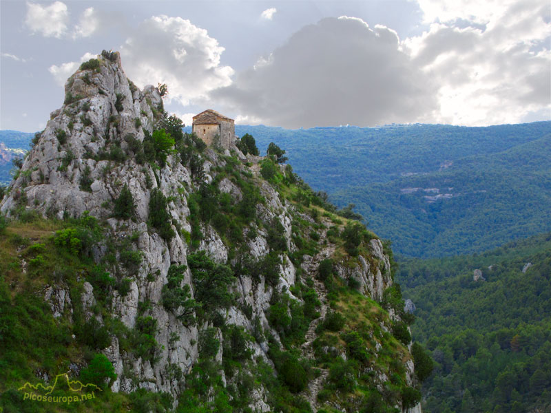 Ermita de la Pertusa, Montsec, Montrobei, Pre Pirineos de Lleida, Catalunya