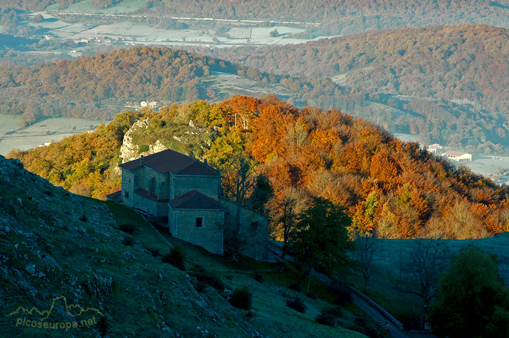 Foto: Otoño en el Santuario de la Virgen del Oro, Pais Vasco