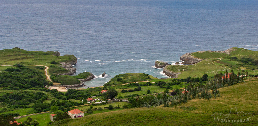 Playa y acantilados de Buena, Asturias, Mar Cantábrico