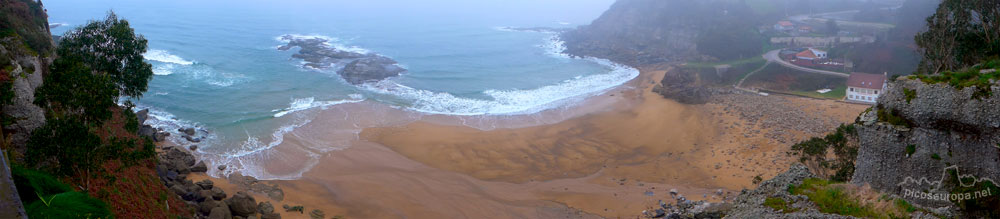 Foto: Playa Ñora en Gijon, Asturias