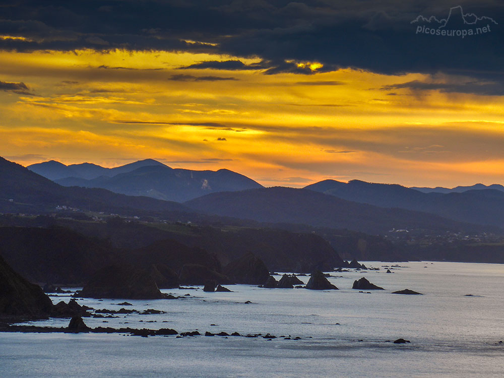 Costa de Asturias desde Cabo Vidio, Concejo de Cudillero, Asturias, Paraiso Natural