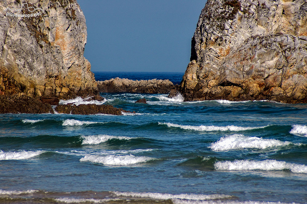 Playa de La Franca, Asturias, Mar Cantábrico