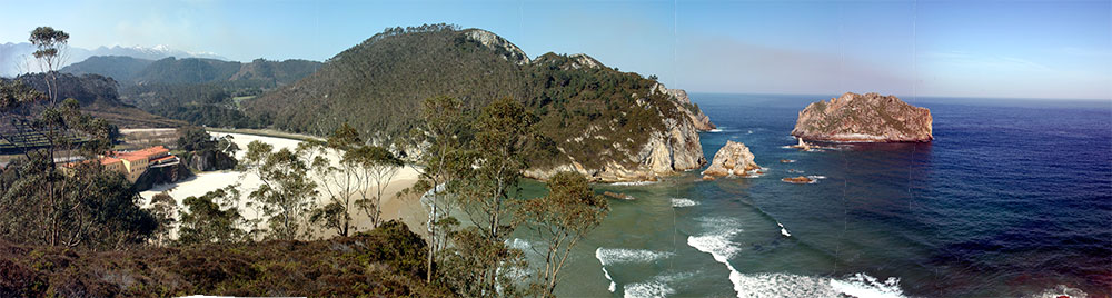 Playa de La Franca, Asturias, Mar Cantábrico