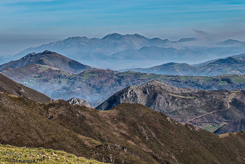 Desde el Collado Niaño en el Concejo de Piloña, Asturias