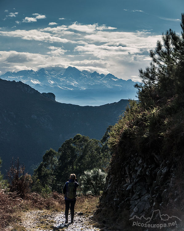 Alto de Liendre, Asturias. Un mirador sobre Picos de Europa y el Mar Cantábrico