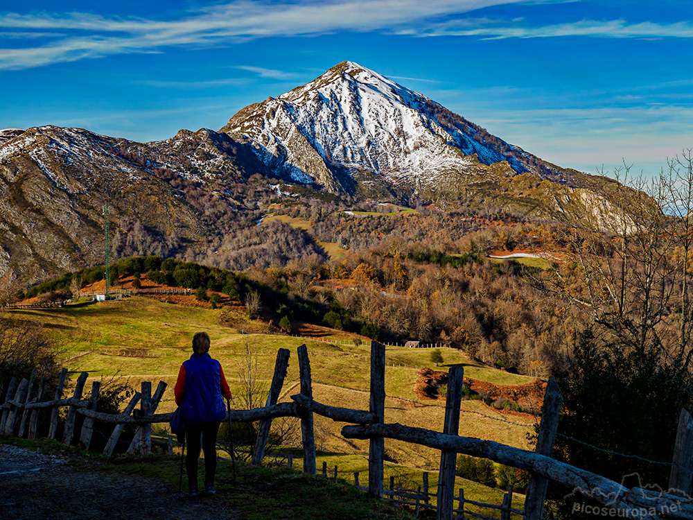 Foto: Pico Recuencu desde la zona del Mirador de Las Bedules, Parque Natural de Ponga, Asturias