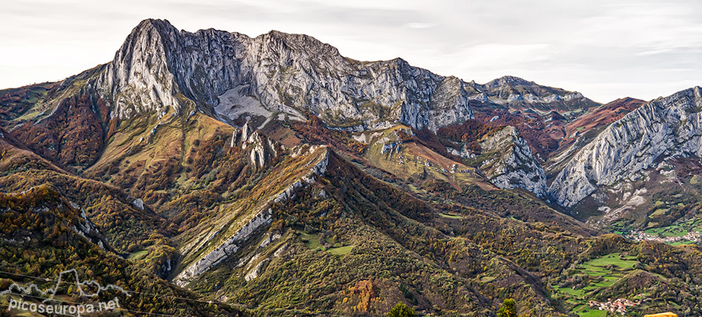 Foto: Otoño en la zona del Mirador de Las Bedules, Parque Natural de Ponga, Asturias