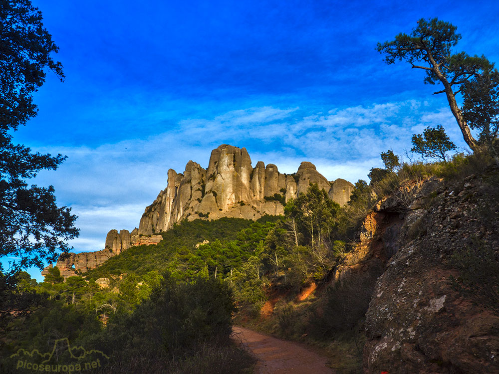 Foto: Agulles de Montserrat vistas desde Can Ma�ana, Barcelona, Catalunya