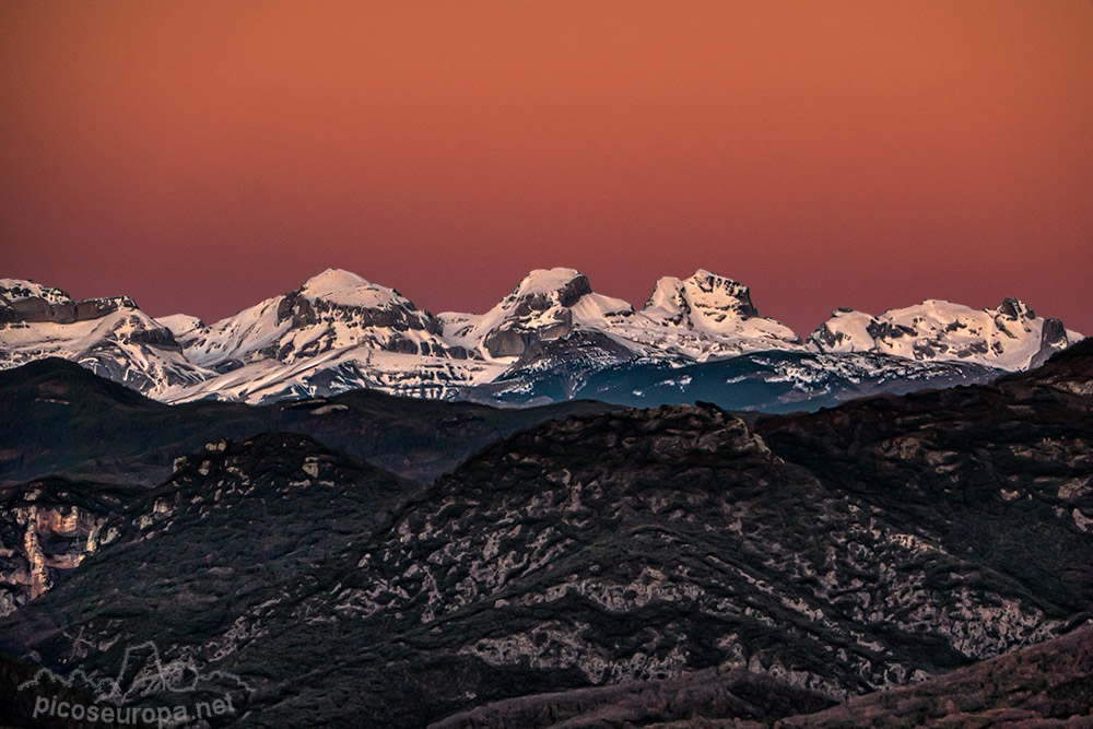 Foto: Pico Llena del Bozo, Pico Llena de la Garganta, Pico Aspe y Lecherines.